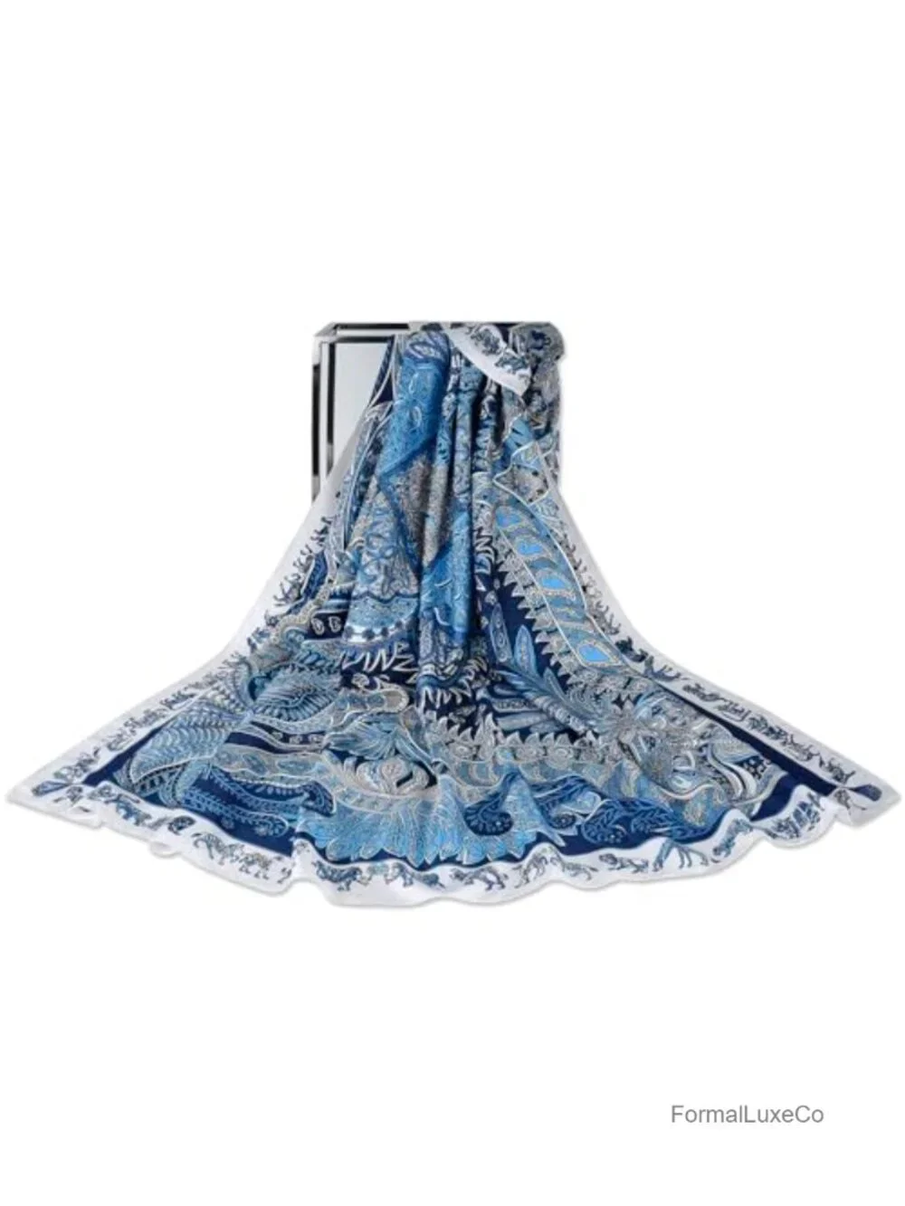 Oversized XL Silk-Feel Fashion Scarf - 50